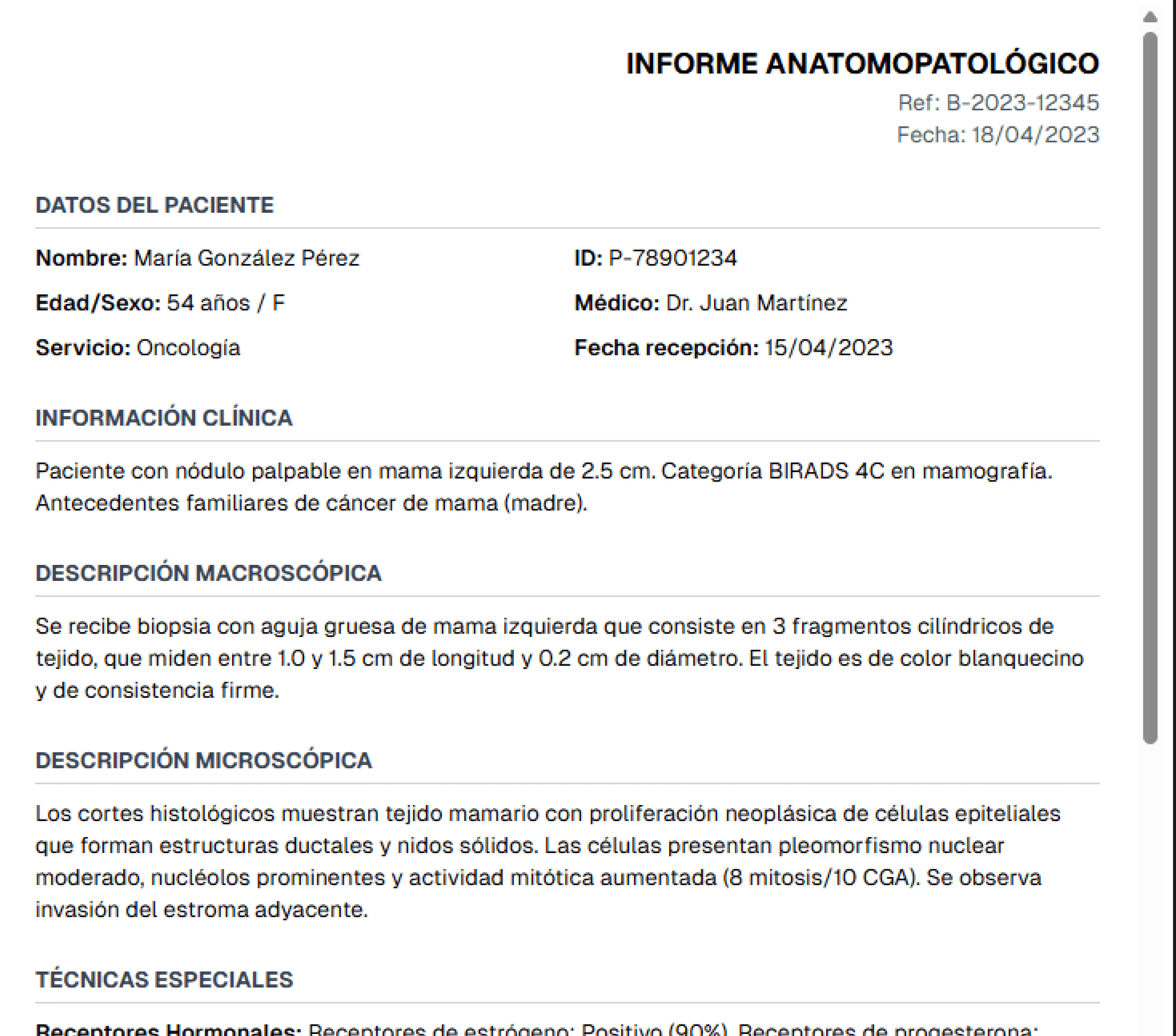 Generate Structured Report